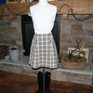 Maggie Lawrence plaid skirt